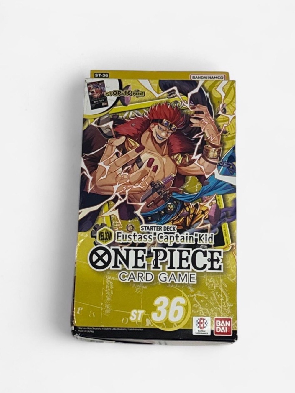 Onepiece Yellow One Piece Card Game Starter Deck ST-36 Eustass 'Captain' Kid